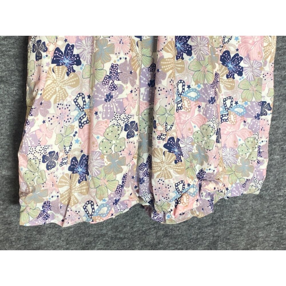 Girls Petit Lilo Festive Dress Purple Multi Floral Flower Bubble Balloon 5Y 110 - Picture 5 of 9